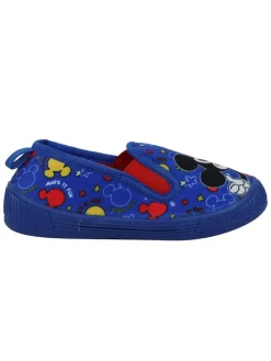 Slipper in Dunkelblau