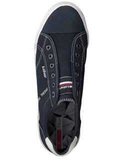 Slipper in Dunkelblau