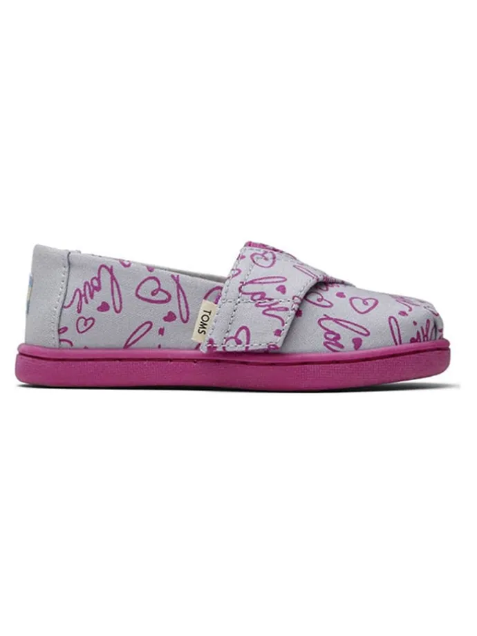 Slipper in Grau/ Bunt