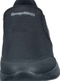 Slipper in jet black/mono