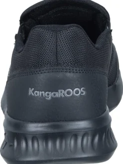 Slipper in jet black/mono