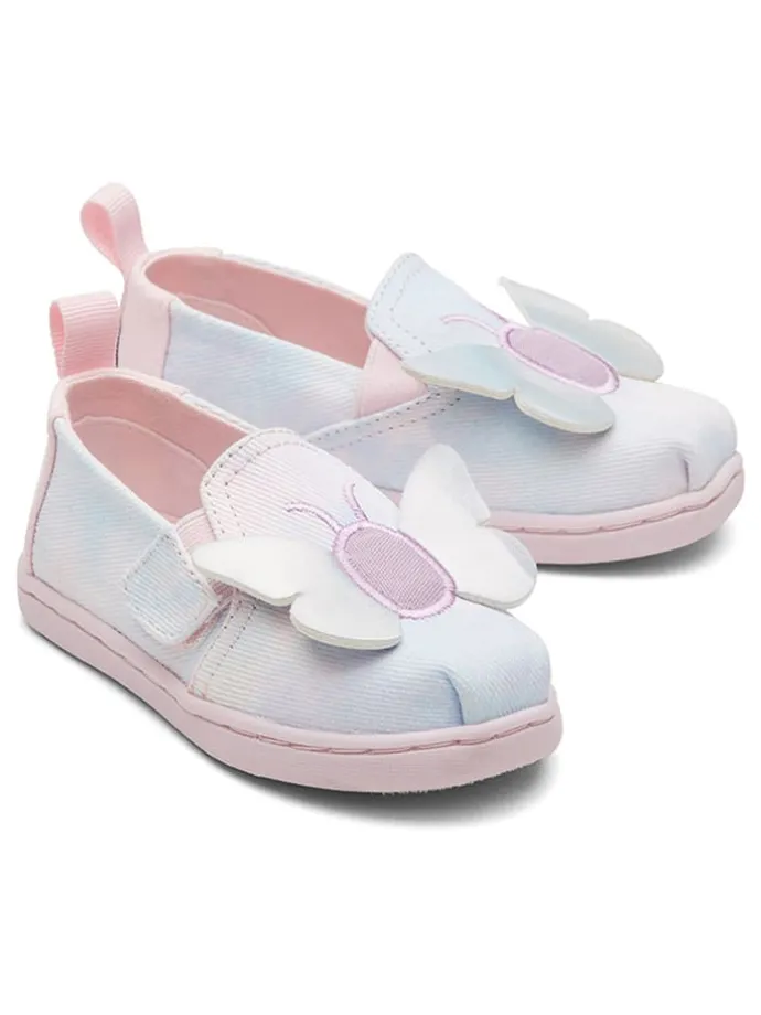 Slipper in Rosa/ Hellblau