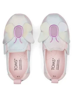 Slipper in Rosa/ Hellblau