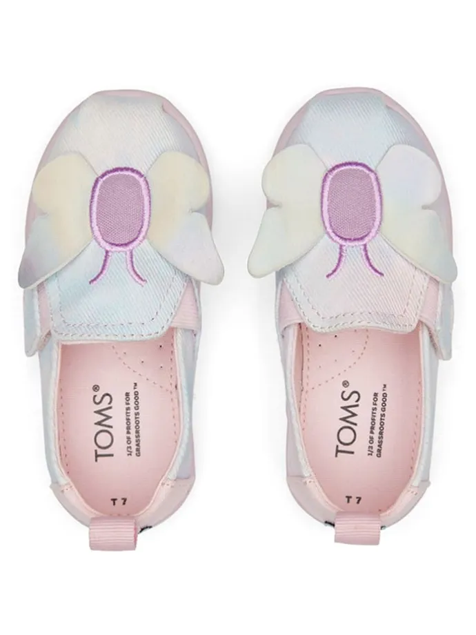 Slipper in Rosa/ Hellblau