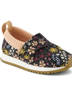 Slipper in Schwarz/ Bunt