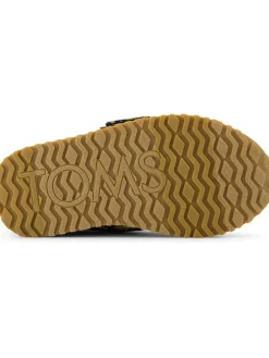 Slipper in Schwarz/ Bunt