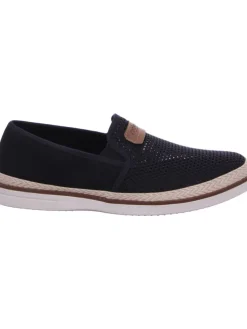 Slipper in schwarz/schwarz/nuss