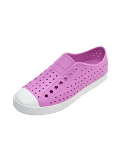 Slipper in Weiß/ Pink