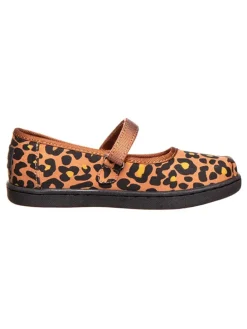 Slipper "Jane" in Hellbraun/ Schwarz