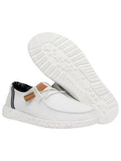 Slipper "Wendy Washed" in Weiß