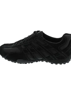 Snake sportlicher Schnürer Schwarz