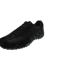 Snake sportlicher Schnürer Schwarz