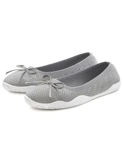 Sneaker Ballerinas in grau