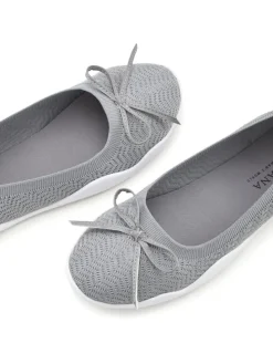 Sneaker Ballerinas in grau