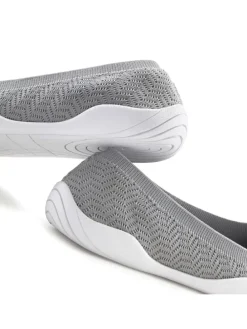 Sneaker Ballerinas in grau