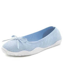 Sneaker Ballerinas in hellblau