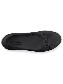 Sneaker Ballerinas in schwarz