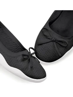 Sneaker Ballerinas in schwarz