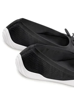 Sneaker Ballerinas in schwarz