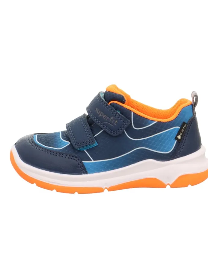 Sneaker COOPER in Blau/Orange