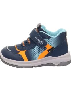 Sneaker High COOPER in Blau/Orange