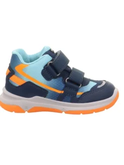 Sneaker High COOPER in Blau/Orange