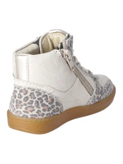 Sneaker High in Beige