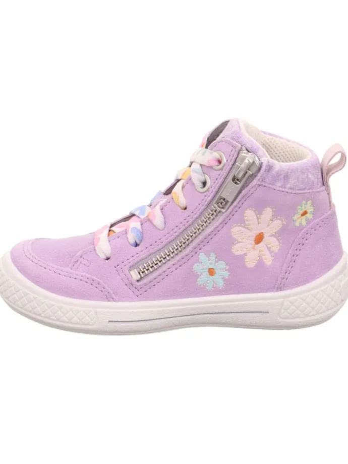 Sneaker High TENSY in Lila/Mehrfarbig