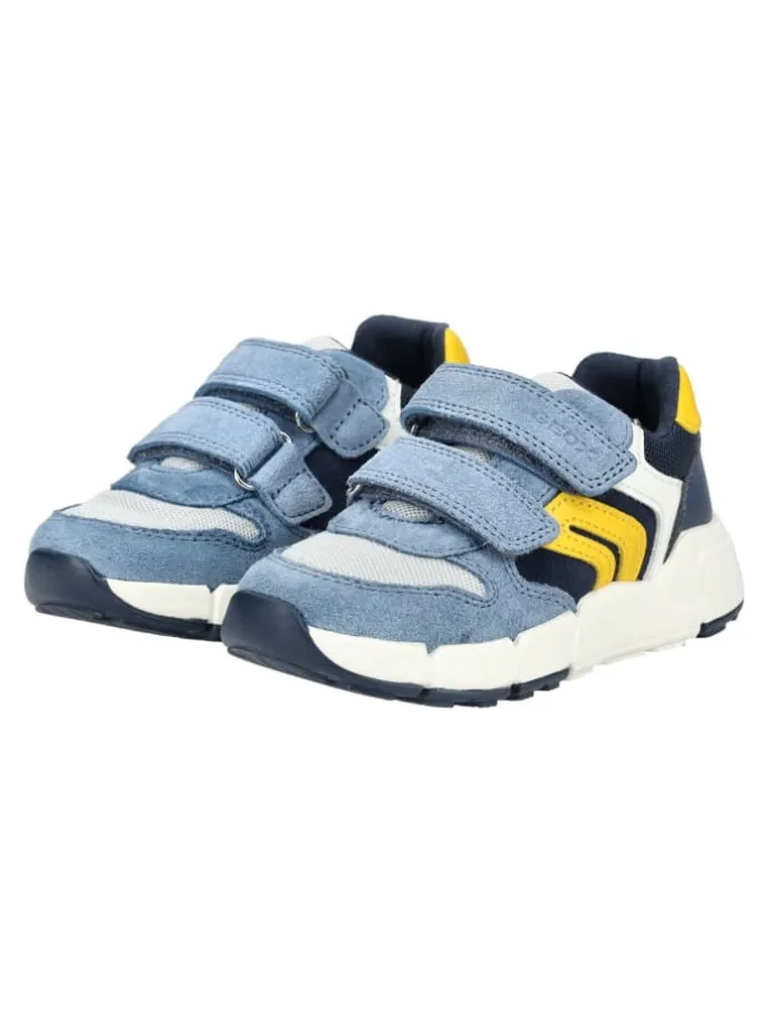 Sneaker in Blau/Gelb