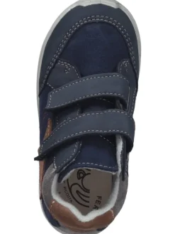 Sneaker in Dunkelblau/Braun