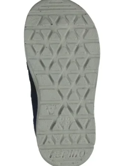 Sneaker in Dunkelblau/Braun