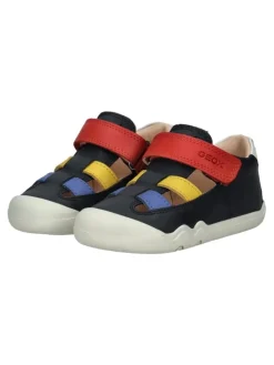 Sneaker in Navy/Rot