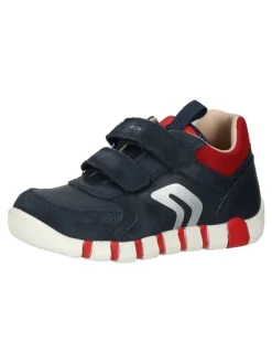 Sneaker in Navy/Rot