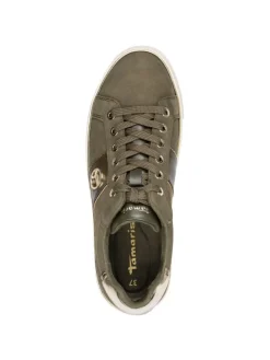 Sneaker in OLIVE NUBUC