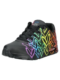 Sneaker in Schwarz Multi