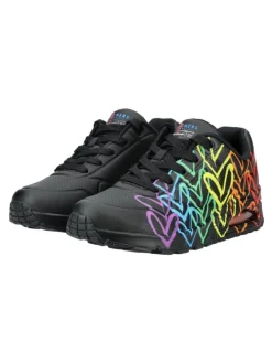 Sneaker in Schwarz Multi