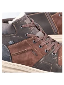 Sneaker in Schwarz/Braun