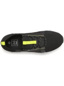 Sneaker in schwarz/neon