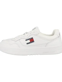 Sneaker low Tommy Jeans Cupsole Leather Essential in weiss