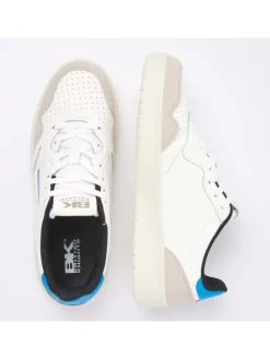 Sneaker Noors in weiss/kobaltblau/schwarz