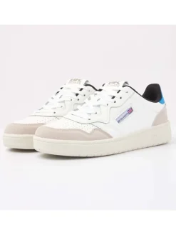 Sneaker Noors in weiss/kobaltblau/schwarz