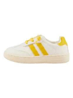 Sneaker Streifen in gelb