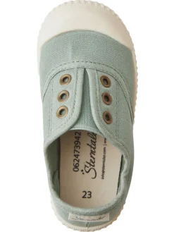 Sneaker uni in grün