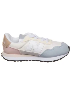 Sneakers "237" in Creme/ Rosa/ Hellblau