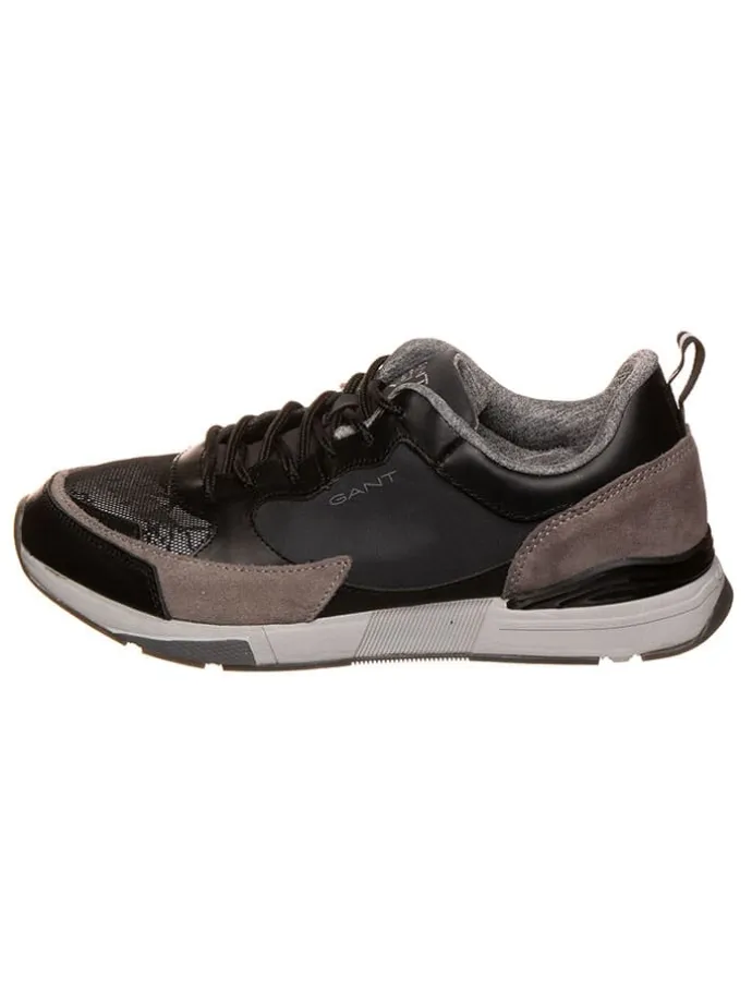 Sneakers "Andrew" in Schwarz/ Braun