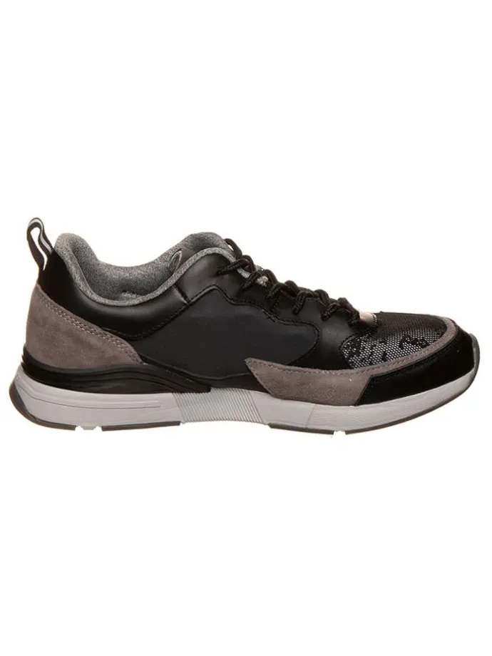 Sneakers "Andrew" in Schwarz/ Braun