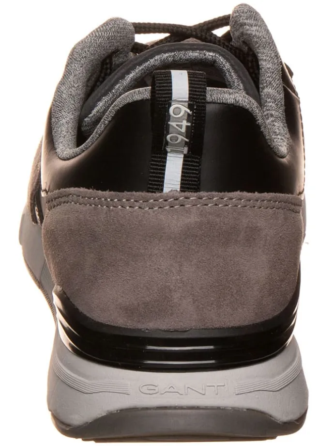 Sneakers "Andrew" in Schwarz/ Braun