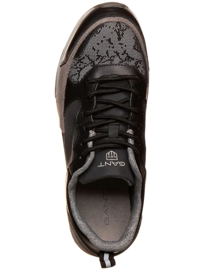 Sneakers "Andrew" in Schwarz/ Braun