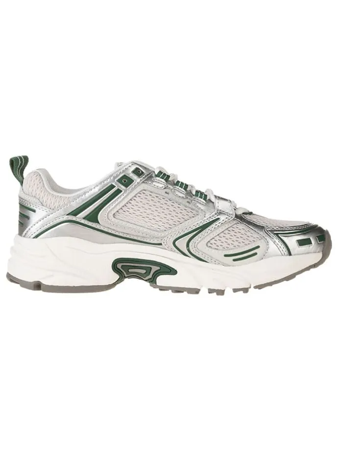 Sneakers "ARCHIVE'97" in Silber/ Grün