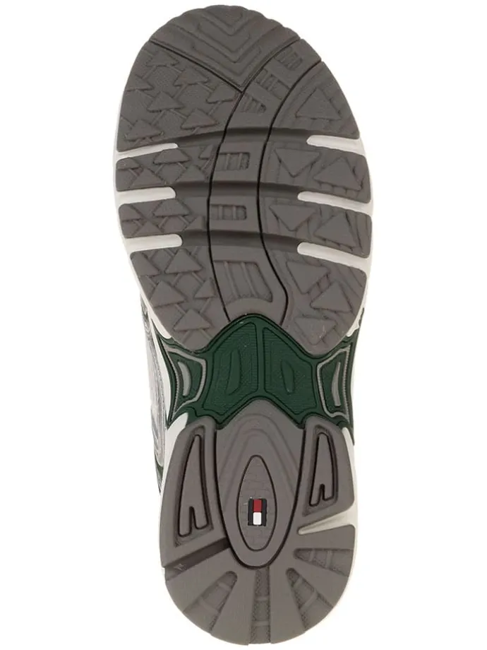 Sneakers "ARCHIVE'97" in Silber/ Grün